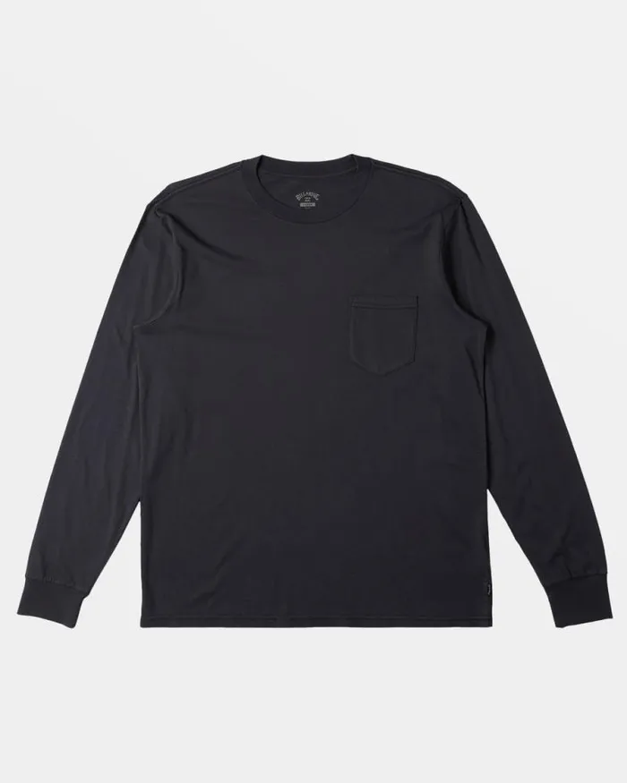 Billabong TShirts Essential Long Sleeve Tshirt Black 8211 Men Billabong TShirts Essential Long Sleeve Tshirt Black 8211 Men