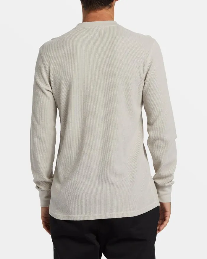 Billabong TShirts Essential Long Sleeve Thermal Top Stone 8211 Men