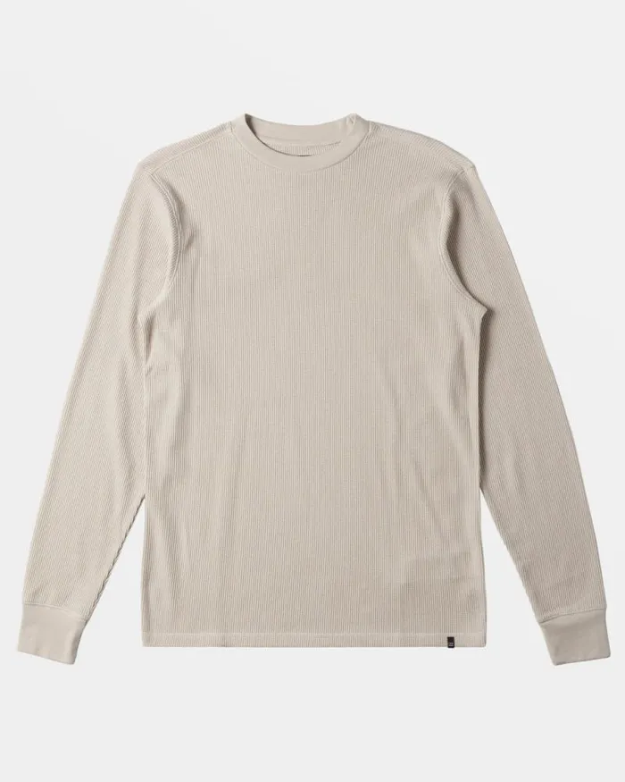 Billabong TShirts Essential Long Sleeve Thermal Top Stone 8211 Men