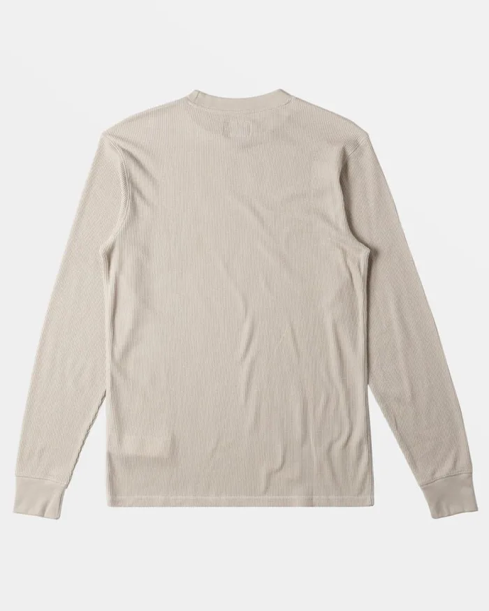 Billabong TShirts Essential Long Sleeve Thermal Top Stone 8211 Men