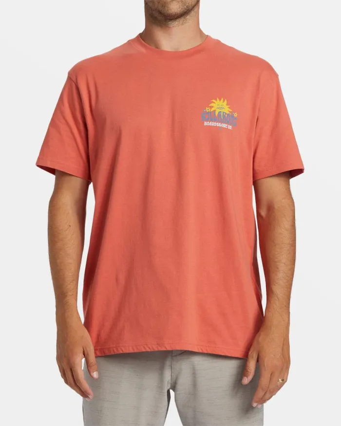 Billabong TShirts Lounge TShirt Washed Red 8211 Men Billabong TShirts Lounge TShirt Washed Red 8211 Men