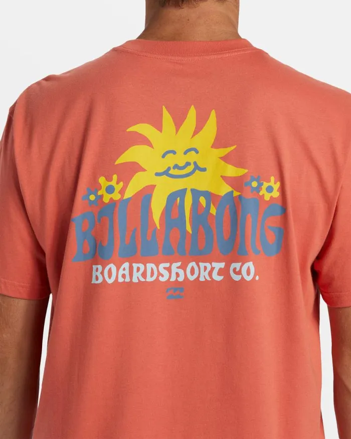 Billabong TShirts Lounge TShirt Washed Red 8211 Men Billabong TShirts Lounge TShirt Washed Red 8211 Men