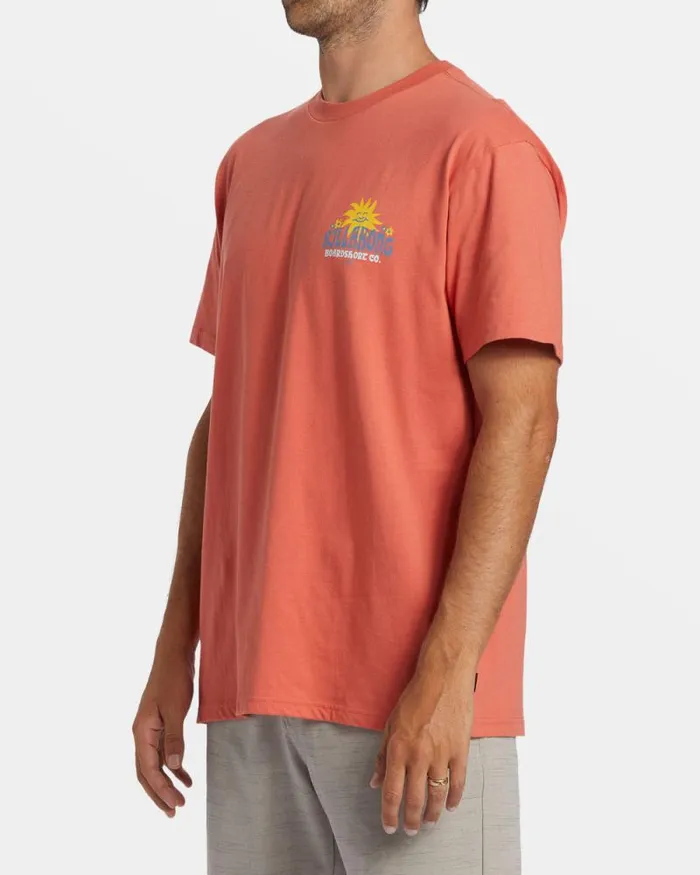 Billabong TShirts Lounge TShirt Washed Red 8211 Men Billabong TShirts Lounge TShirt Washed Red 8211 Men