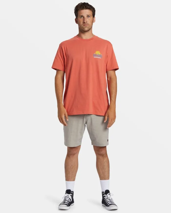 Billabong TShirts Lounge TShirt Washed Red 8211 Men Billabong TShirts Lounge TShirt Washed Red 8211 Men