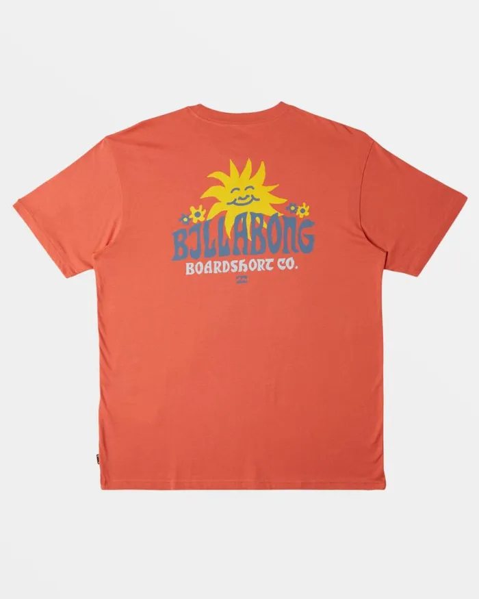 Billabong TShirts Lounge TShirt Washed Red 8211 Men Billabong TShirts Lounge TShirt Washed Red 8211 Men