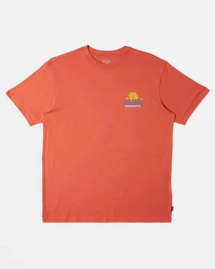 Billabong TShirts Lounge TShirt Washed Red 8211 Men Billabong TShirts Lounge TShirt Washed Red 8211 Men