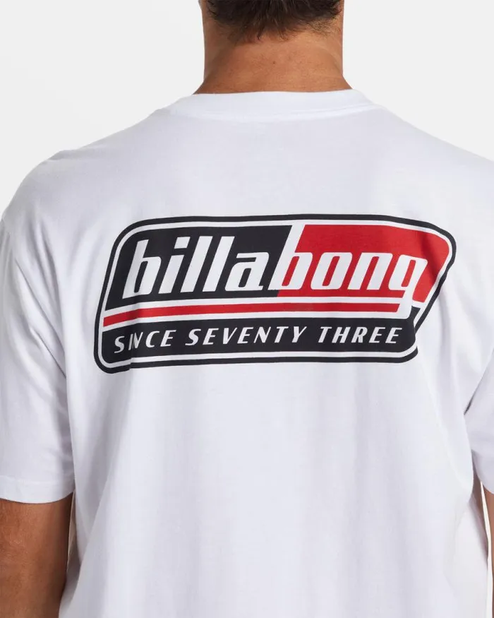 Billabong TShirts Walled TShirt White 8211 Men