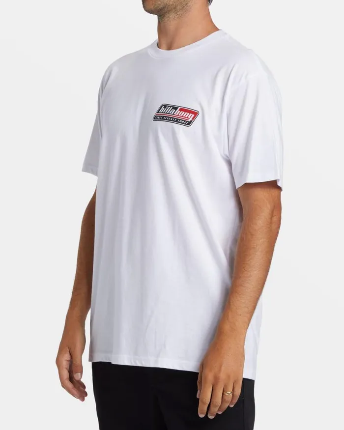 Billabong TShirts Walled TShirt White 8211 Men