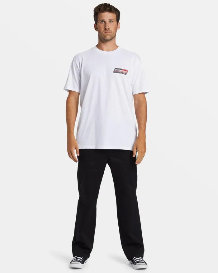 Billabong TShirts Walled TShirt White 8211 Men