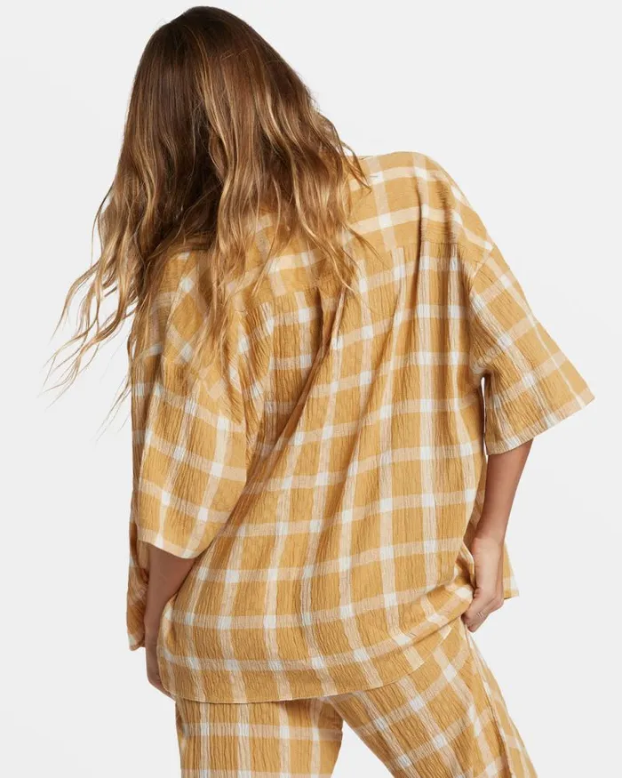 Billabong Tops Beach Side Oversized Short Sleeve Shirt Hemp 2 8211 Women Billabong Tops Beach Side Oversized Short Sleeve Shirt Hemp 2 8211 Women