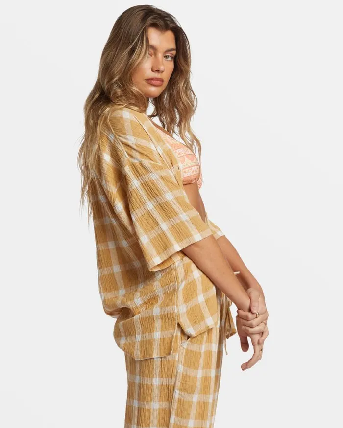 Billabong Tops Beach Side Oversized Short Sleeve Shirt Hemp 2 8211 Women Billabong Tops Beach Side Oversized Short Sleeve Shirt Hemp 2 8211 Women