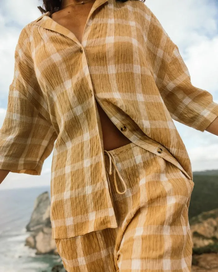 Billabong Tops Beach Side Oversized Short Sleeve Shirt Hemp 2 8211 Women Billabong Tops Beach Side Oversized Short Sleeve Shirt Hemp 2 8211 Women