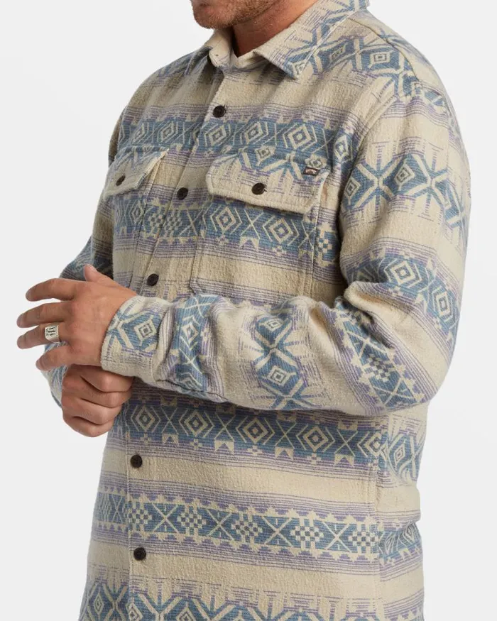 Billabong Wave Washed Essentials Offshore Jacquard Flannel Long Sleeve Shirt Taupe 8211 Men Billabong Wave Washed Essentials Offshore Jacquard Flannel Long Sleeve Shirt Taupe 8211 Men