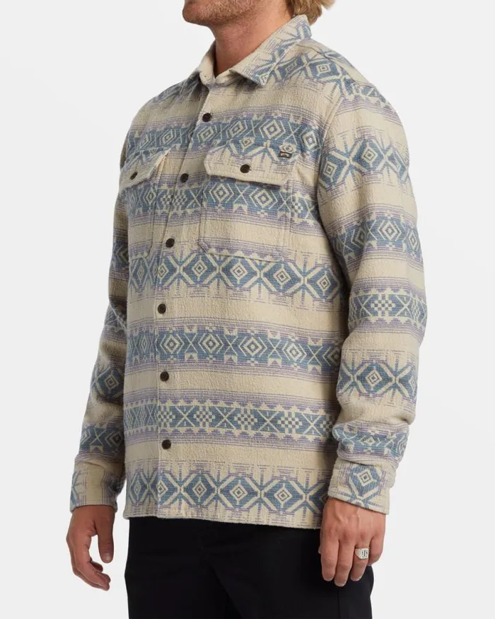Billabong Wave Washed Essentials Offshore Jacquard Flannel Long Sleeve Shirt Taupe 8211 Men Billabong Wave Washed Essentials Offshore Jacquard Flannel Long Sleeve Shirt Taupe 8211 Men