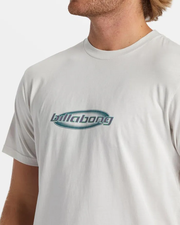 Billabong Wave Washed Essentials Throwback TShirt Fog 8211 Men Billabong Wave Washed Essentials Throwback TShirt Fog 8211 Men