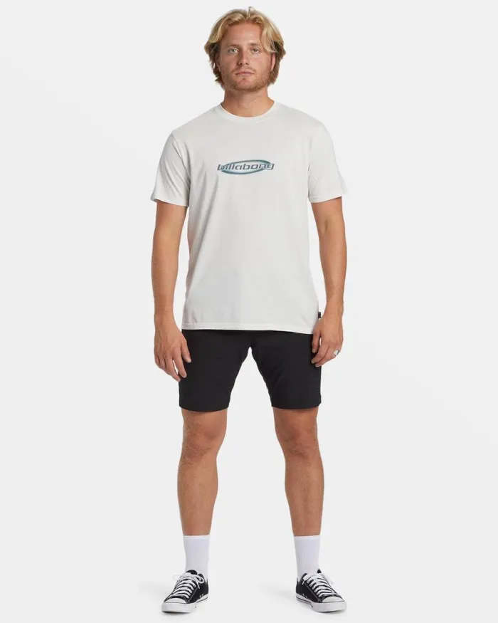 Billabong Wave Washed Essentials Throwback TShirt Fog 8211 Men Billabong Wave Washed Essentials Throwback TShirt Fog 8211 Men