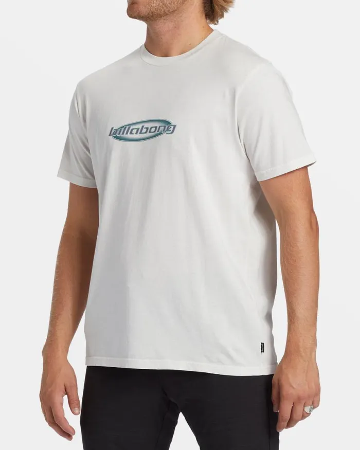 Billabong Wave Washed Essentials Throwback TShirt Fog 8211 Men Billabong Wave Washed Essentials Throwback TShirt Fog 8211 Men