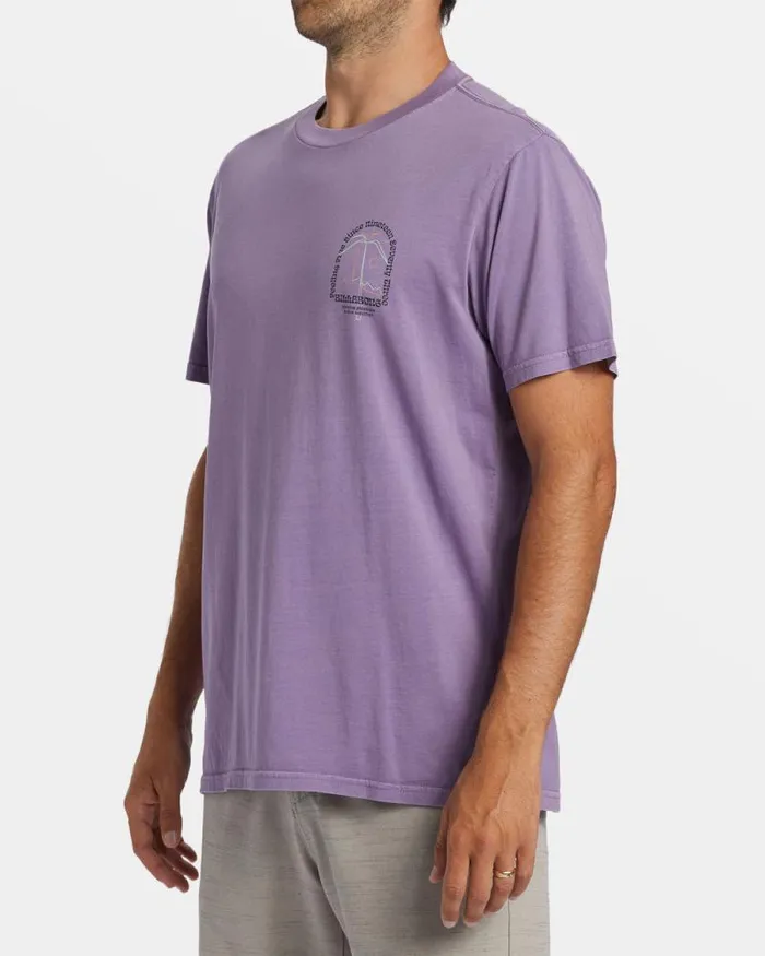 Billabong Wave Washed Essentials Vacay TShirt Dusty Grape 8211 Men