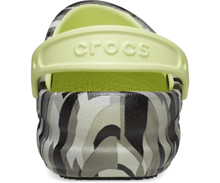 Bistro Graphic Work Clog Black Lime Men Crocs Clogs