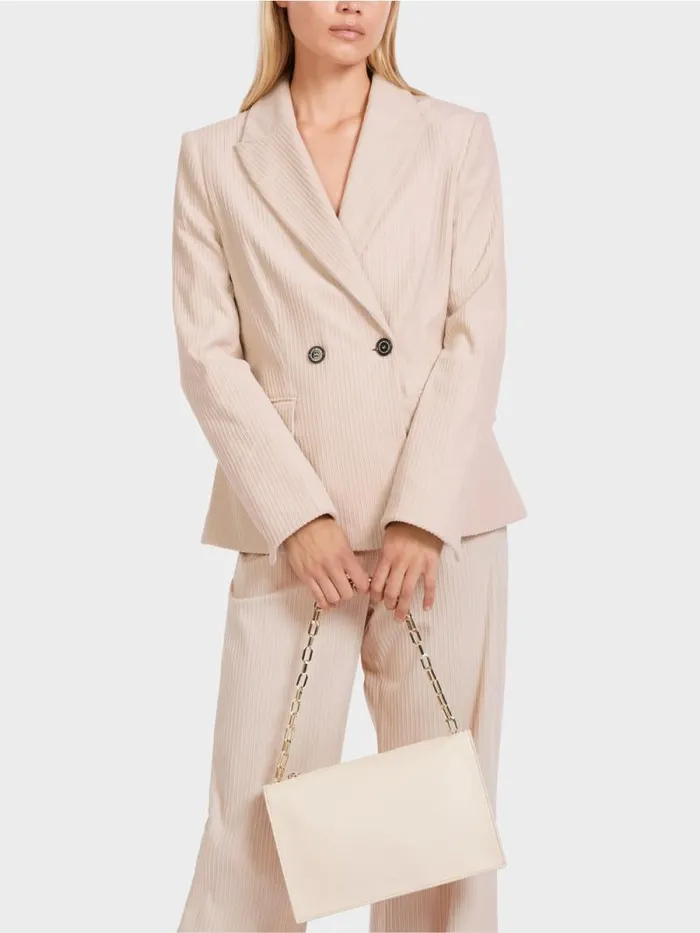 Blazer Damen Marc Cain Krpernaher Blazer Aus Cord Soft Blossom