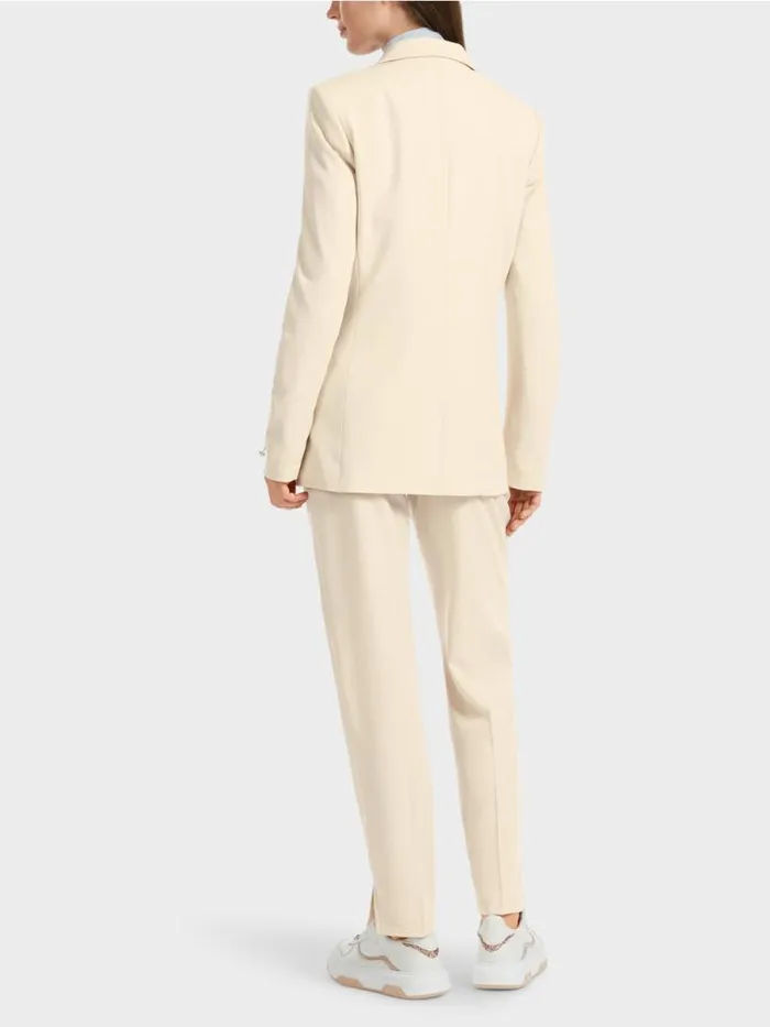 Blazer Damen Marc Cain Taillierter Blazer Soft Moon Rock