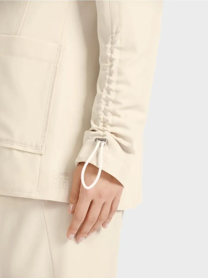 Blazer Damen Marc Cain Taillierter Blazer Soft Moon Rock