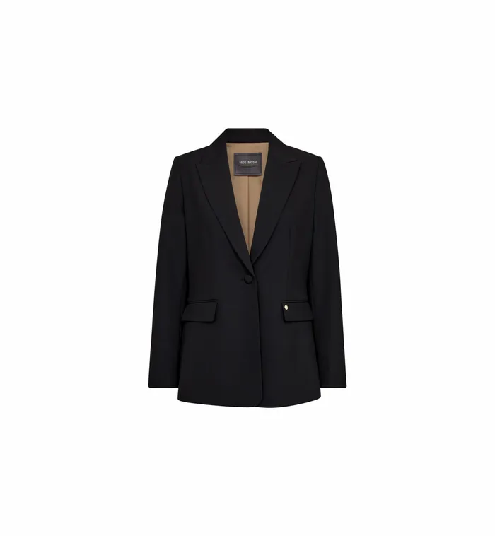 Blazers MMLeonora Miley Blazer Black MOS MOSH Women Blazers MMLeonora Miley Blazer Black MOS MOSH Women