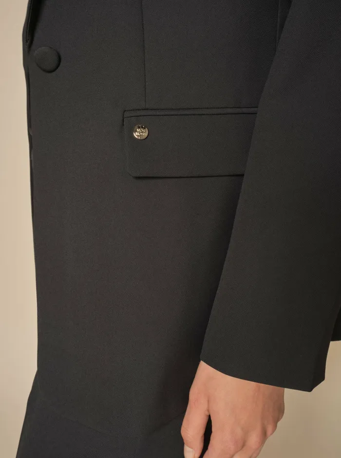 Blazers MMLeonora Miley Blazer Black MOS MOSH Women Blazers MMLeonora Miley Blazer Black MOS MOSH Women