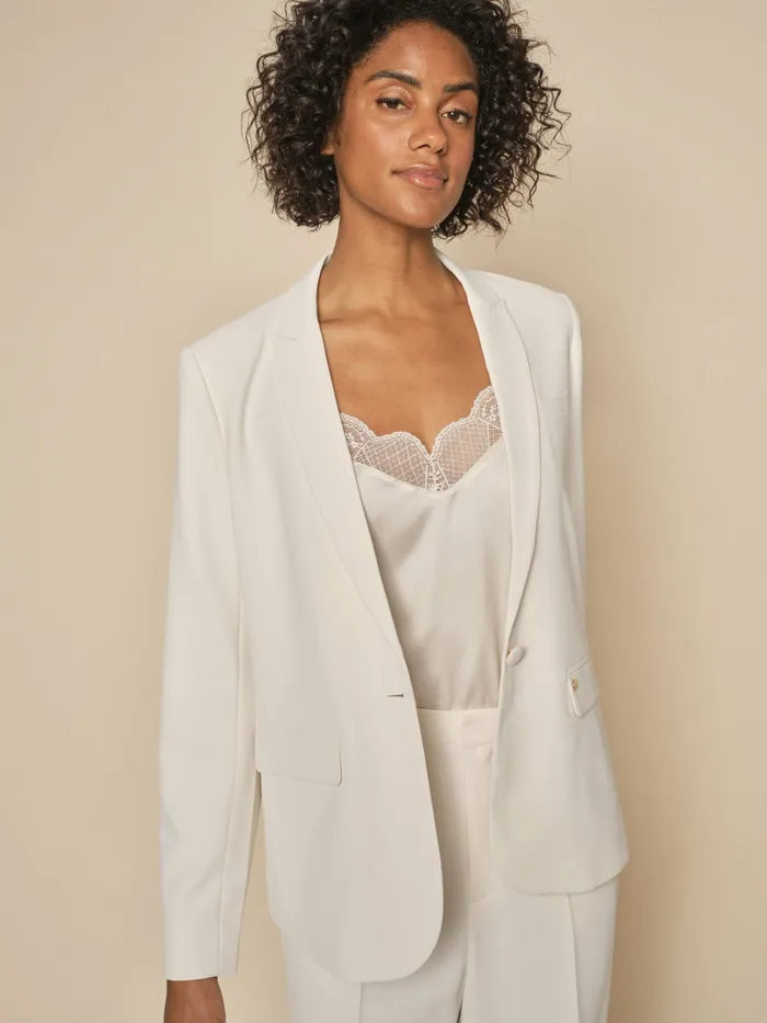 Blazers MOS MOSH Women MMPhoebe Miley Blazer Ecru