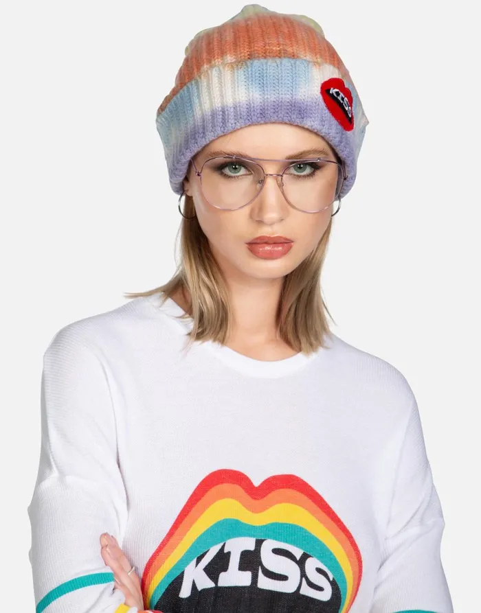Blix Kiss Lip Cashmere Harvest Candy Women039s Lauren Moshi Sweaters and Knits
