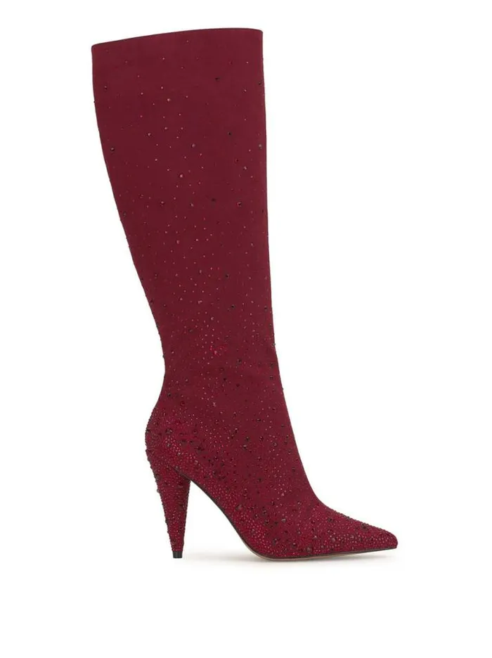 Boots and Booties Shoes Jessica Simpson Maryeli Embellished Boot In Malbec