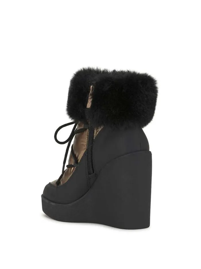 Boots and Booties Shoes Jessica Simpson Myina Wedge Bootie In Black