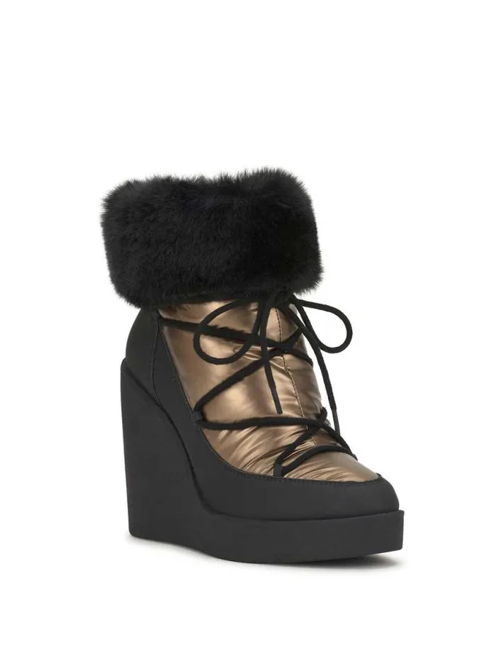 Boots and Booties Shoes Jessica Simpson Myina Wedge Bootie In Black