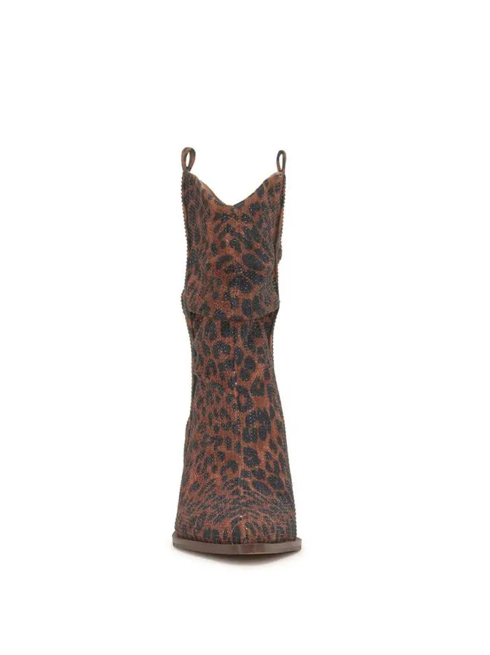 Boots and Booties Shoes Jessica Simpson Zellya Western Bootie In Leopard