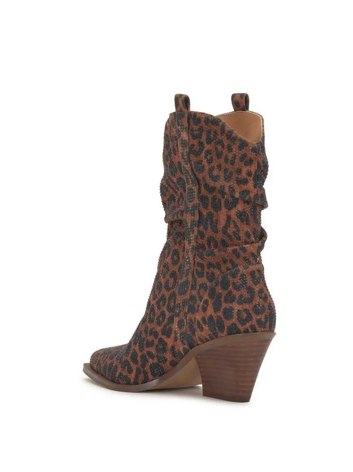 Boots and Booties Shoes Jessica Simpson Zellya Western Bootie In Leopard