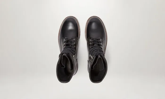 Boots Men Belstaff Marshall Lace Up Boots Black Boots Men Belstaff Marshall Lace Up Boots Black