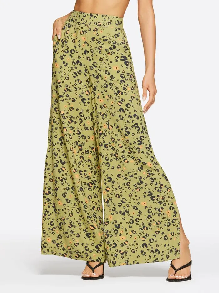 Bottoms Clothing Jessica Simpson Shaye Pant In Flora Cheetah