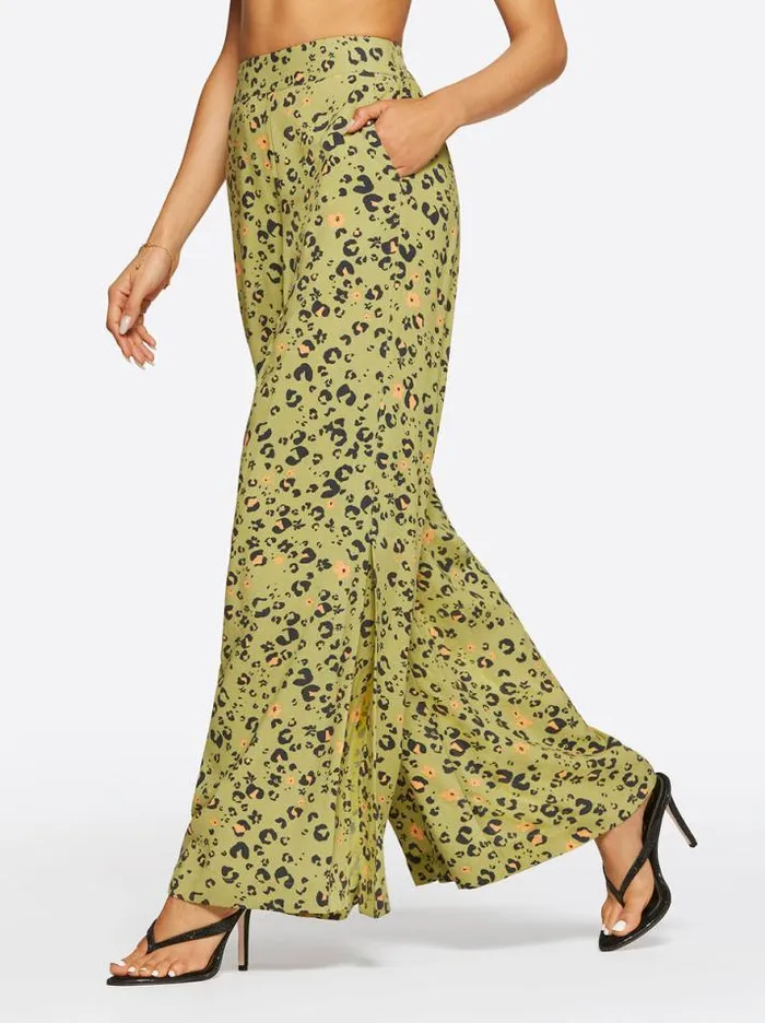 Bottoms Clothing Jessica Simpson Shaye Pant In Flora Cheetah