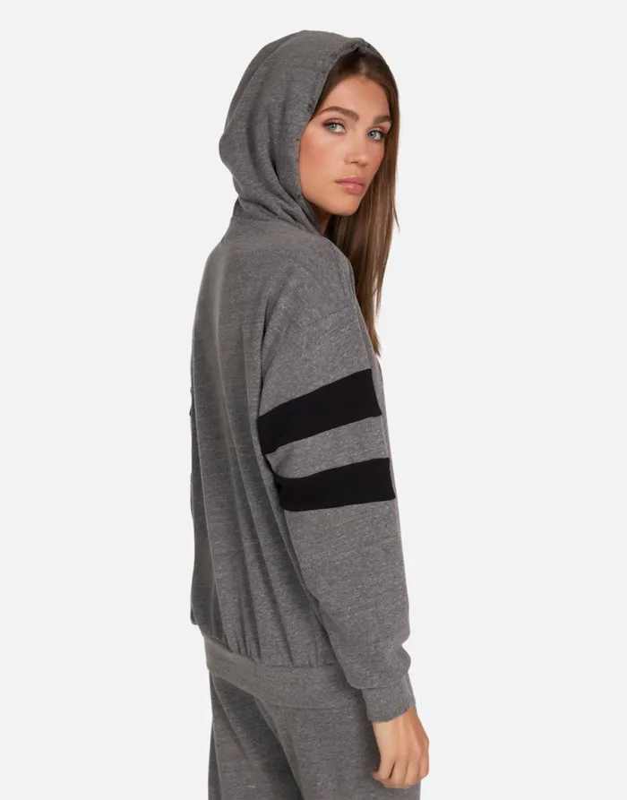 Breezy KISS Local Crew Heather Greyblack Women039s Lauren Moshi Hoodies