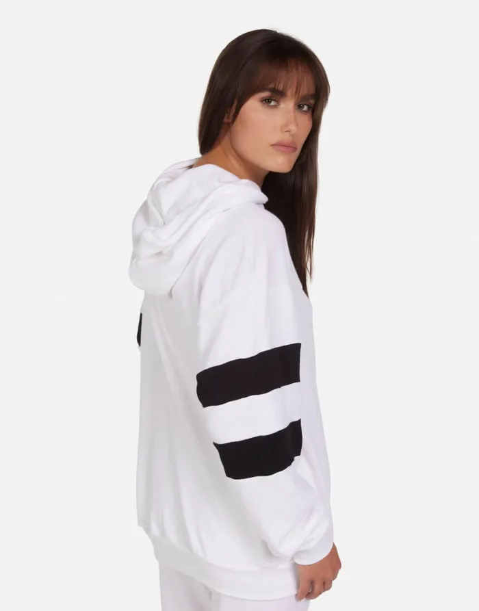 Breezy Love Star Whiteblack Women039s Lauren Moshi Hoodies