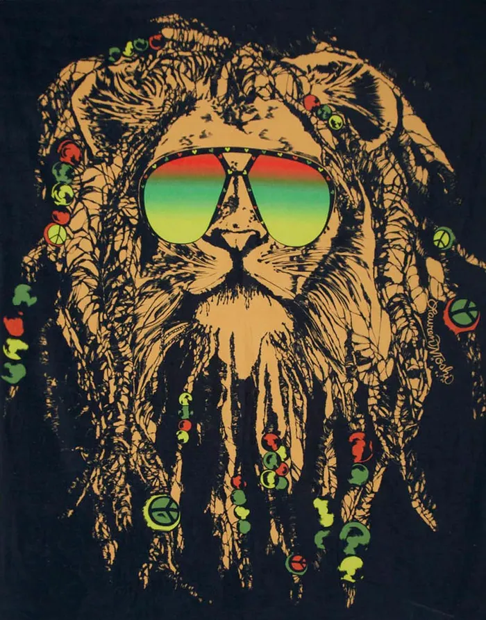Brinkley Color Rasta Lion Black Women039s Lauren Moshi Lifestyle
