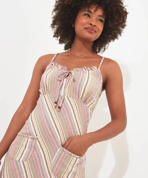 Candy Stripe Sundress Multi Dresses Joebrowns Apparel Candy Stripe Sundress Multi Dresses Joebrowns Apparel
