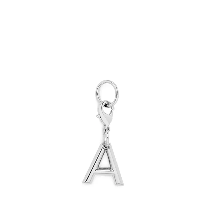 Charm Letter A Silver Color Women Lancel Key Ring