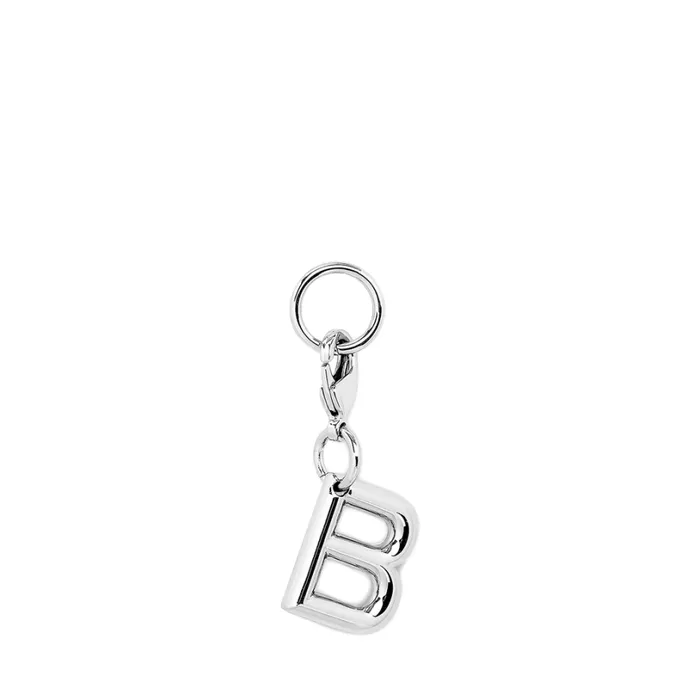 Charm Letter B Silver Color Women Lancel Key Ring