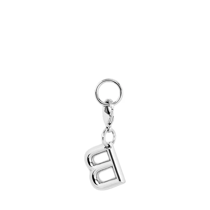 Charm Letter B Silver Color Women Lancel Key Ring