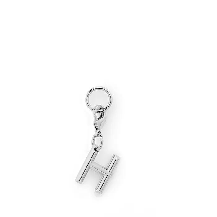Charm Letter H Silver Color Women Lancel Charms