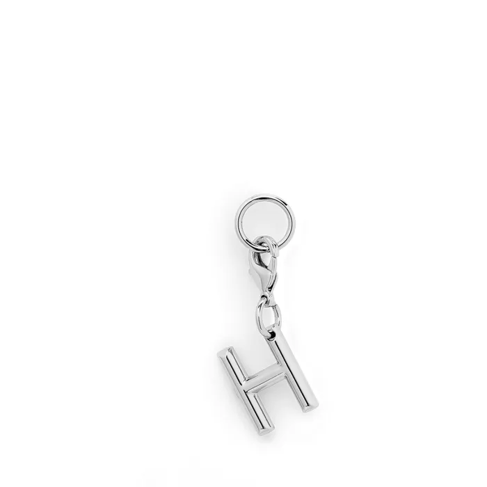 Charm Letter H Silver Color Women Lancel Charms Charm Letter H Silver Color Women Lancel Charms