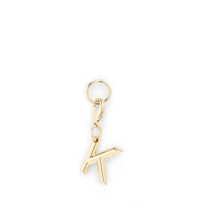Charm Letter K Gold Color Women Lancel Key Ring
