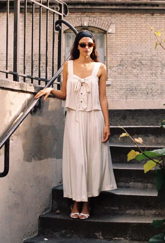 Ciao Lucia Sleeveless Tops Josefa Top Ivory 8211 Women