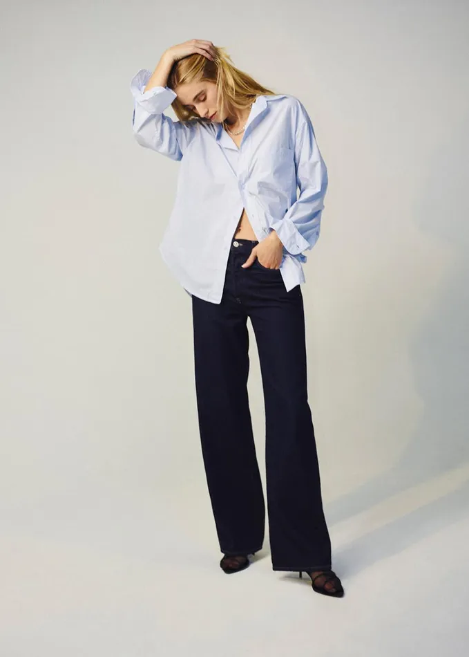 Citizens Of Humanity Annina High Rise Wide Leg 30034 In Hudson Women Jeans
